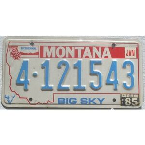 Montana 1985 Bicentennial