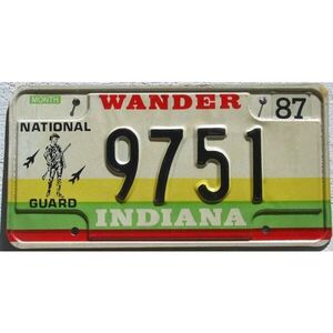 Indiana 1987 National Guard