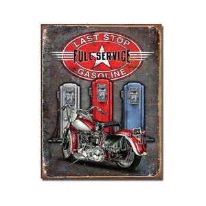 Last Stop Motorrad Tankstelle