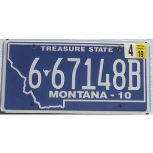 Montana 2019 Treasure State