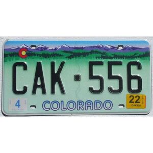 Colorado 2022 Berg Grafik