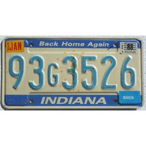 Indiana 1988 Back Home