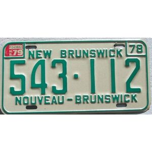 New Brunswick 1978 - 1979