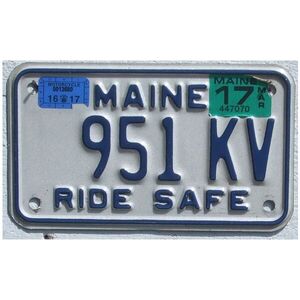 Maine 2017 Motorrad