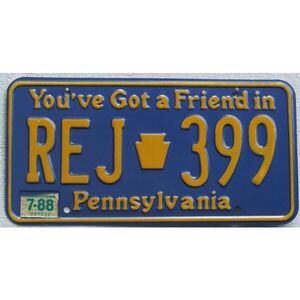 Pennsylvania 1988 Friend