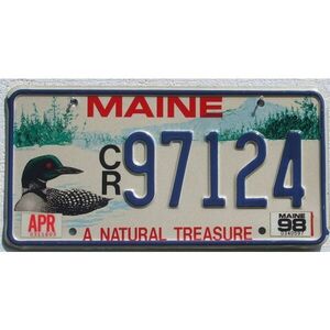Maine 1998 Natural Treasure
