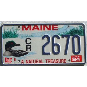 Maine 1994 Natural Treasure