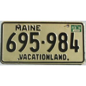 Maine 1978