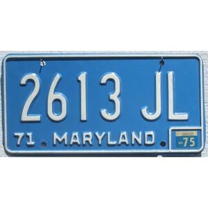 Maryland 1971 - 1975