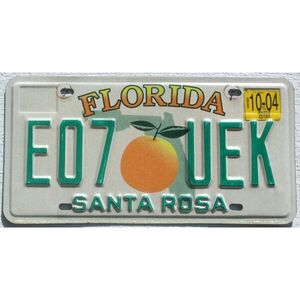 Florida 2004 Orangen Grafik - Santa Rosa County