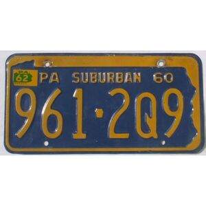Pennsylvania 1960 / 1962