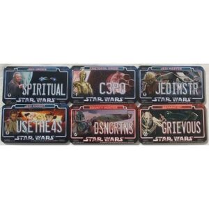 Star Wars Mini Schilder - 6er Set