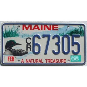 Maine 1996 Natural Treasure