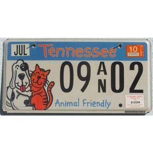 Tennessee 2010 - Animal Friendly
