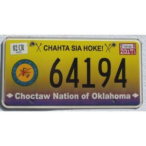 Oklahoma 2017 Choctaw Indianer