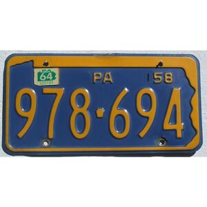 Pennsylvania 1958 - 1964